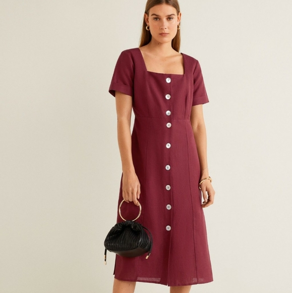 poshmark linen dress